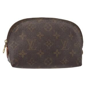 LOUIS VUITTON Monogram Pochette Cosmetic PM Pouch M43998 LV Auth 151285